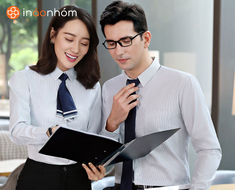 dịch vụ in đồng phục công ty, in áo sơ mi