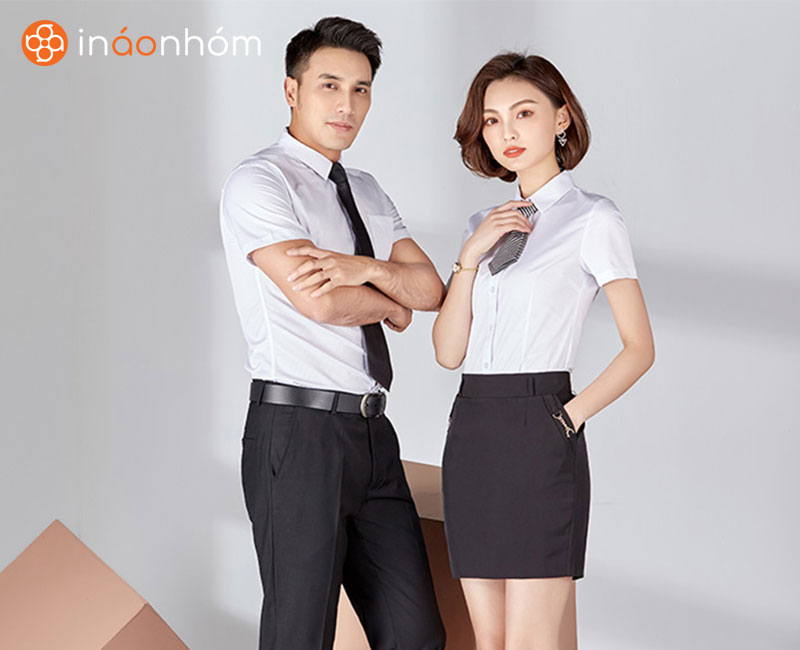 dịch vụ in đồng phục công ty, in áo sơ mi